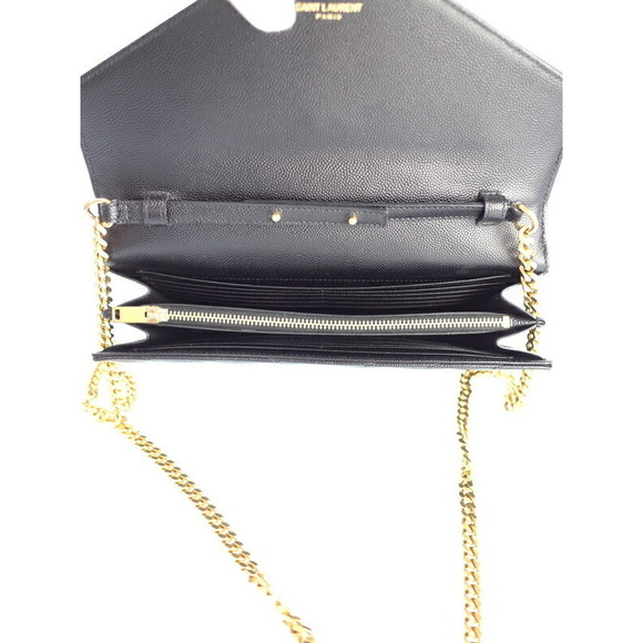 SAINT LAURENT PARIS Monogram Chain Wallet - Picture 3 of 5